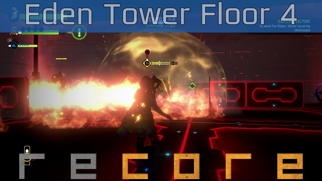ReCore - Eden Tower Floor 4 Walkthrough [HD 1080P/60FPS]