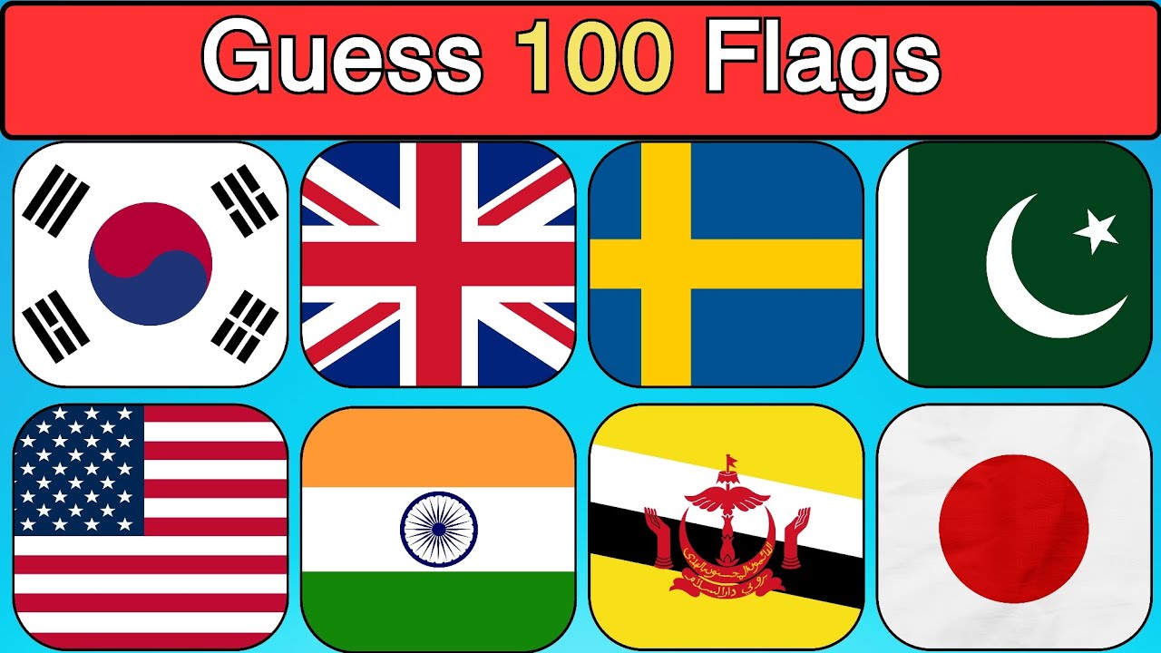 Guess the Flag | Guess the Flag of Countries | 100 Flag Quiz - YouTube