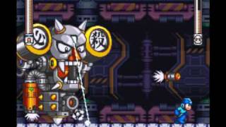 Megaman 7 (SNES) - Boss 14 - HannyaNED² (No Damage, No Charge, Buster Only)