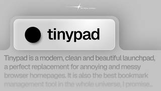 Tinypad: Perfect Web Launchpad & Best Bookmark Manager