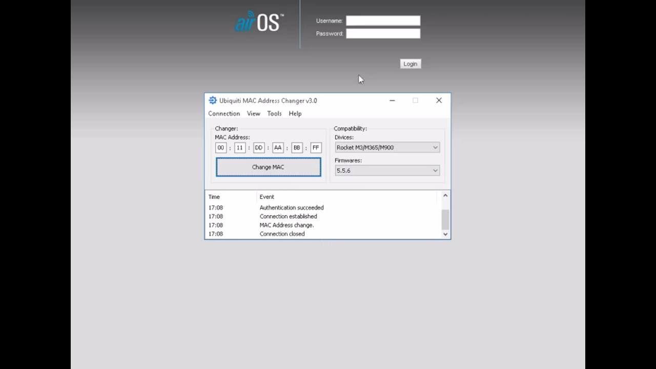 Ubiquiti Rocket M3 MAC Address Changer YouTube