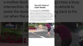 The LAST Photo of CASEY RIVARA #death #accident #duck #california #dad #teen #kindness #rip The LAST Photo of CASEY RIVARA #death #accident #duck #california #dad #teen #kindness #rip