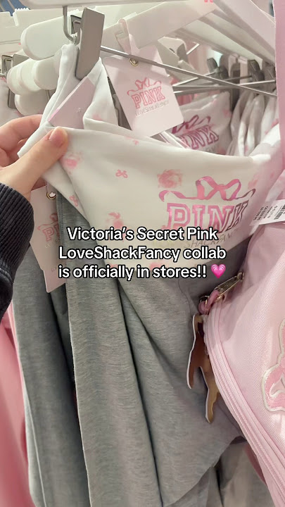 LOVESHACKFANCY VICTORIA SECRET PINK COLLECTION IS LY OUT 😱
