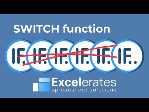 Excel Trick: Simplify Nested IF Formulas with the SWITCH Function