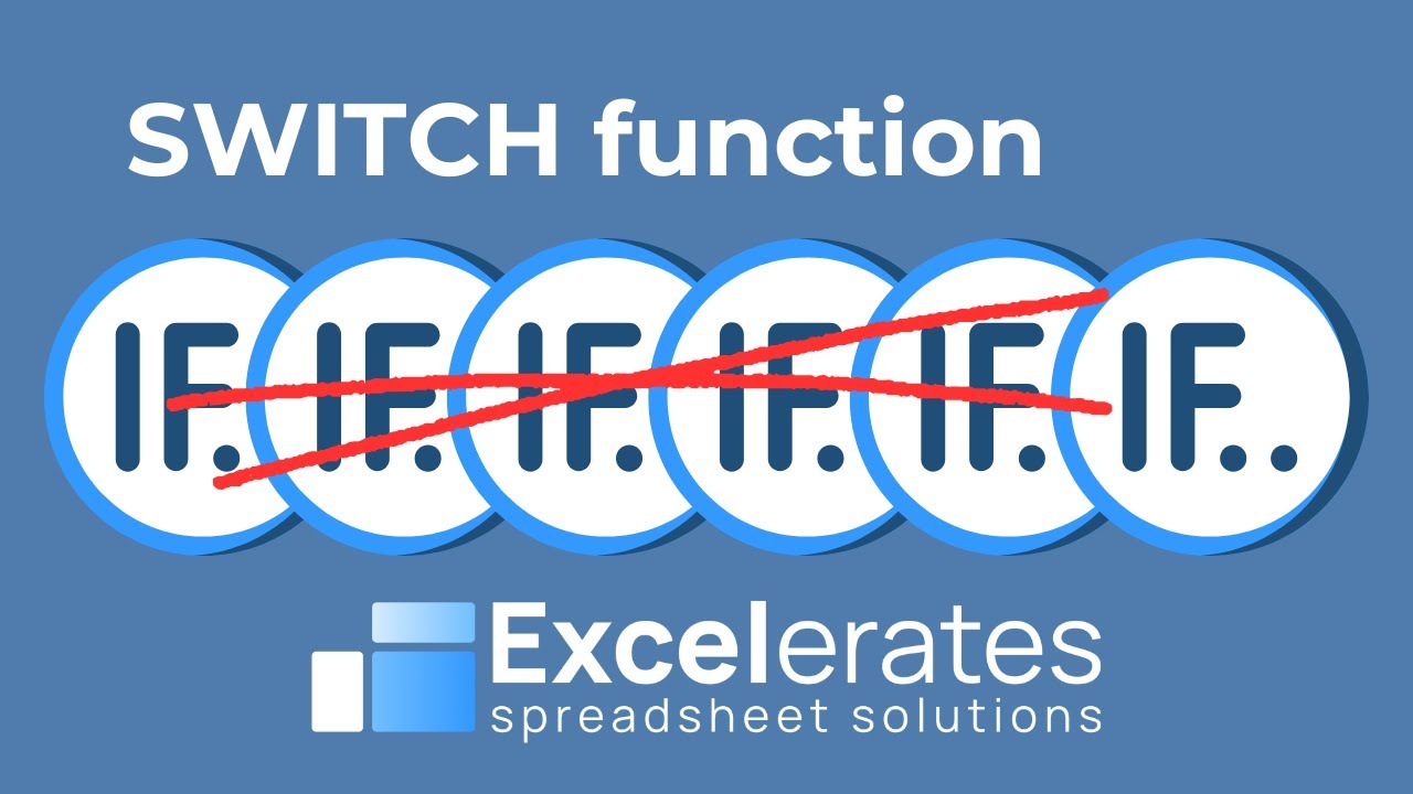 Excel Trick: Simplify Nested IF Formulas with the SWITCH Function - YouTube