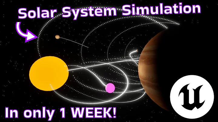 I Made a Solar System Simulation in ONE week using Unreal Engine 5