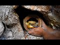 We found treasure chest in a place called the doppelganger eye / TREASURE HUNT BY METAL DETECTOR