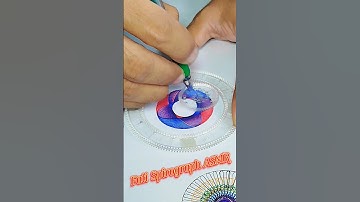 How many circles are there in Spirograph? #spirograph #asmrsounds #art #asmr #satisfying #relaxing