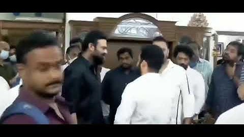 NTR Console Prabhas and Pays Respects to Krishnam Raju