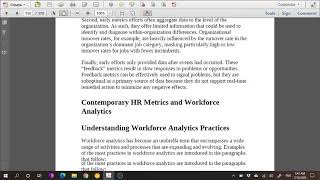 Chapter 14 – HR Metrics & Workforce Analytics