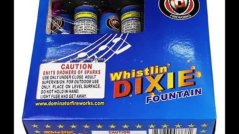 Jeff's Fireworks - WHISTLING DIXIE FOUNTAIN
