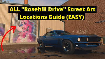 Need For Speed: Unbound ALL "Rosehill Drive" Street Art Locations Guide (EASY)