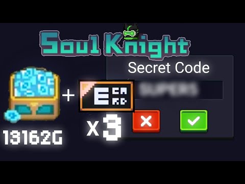 13,162 GEMS + 3 FREE TRIAL VOUCHERS IN SECRET CODES – Soul Knight