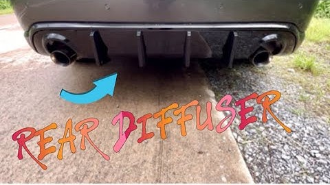 DURANGO RT:AFTERMARKET REAR DIFFUSER INSTALLED