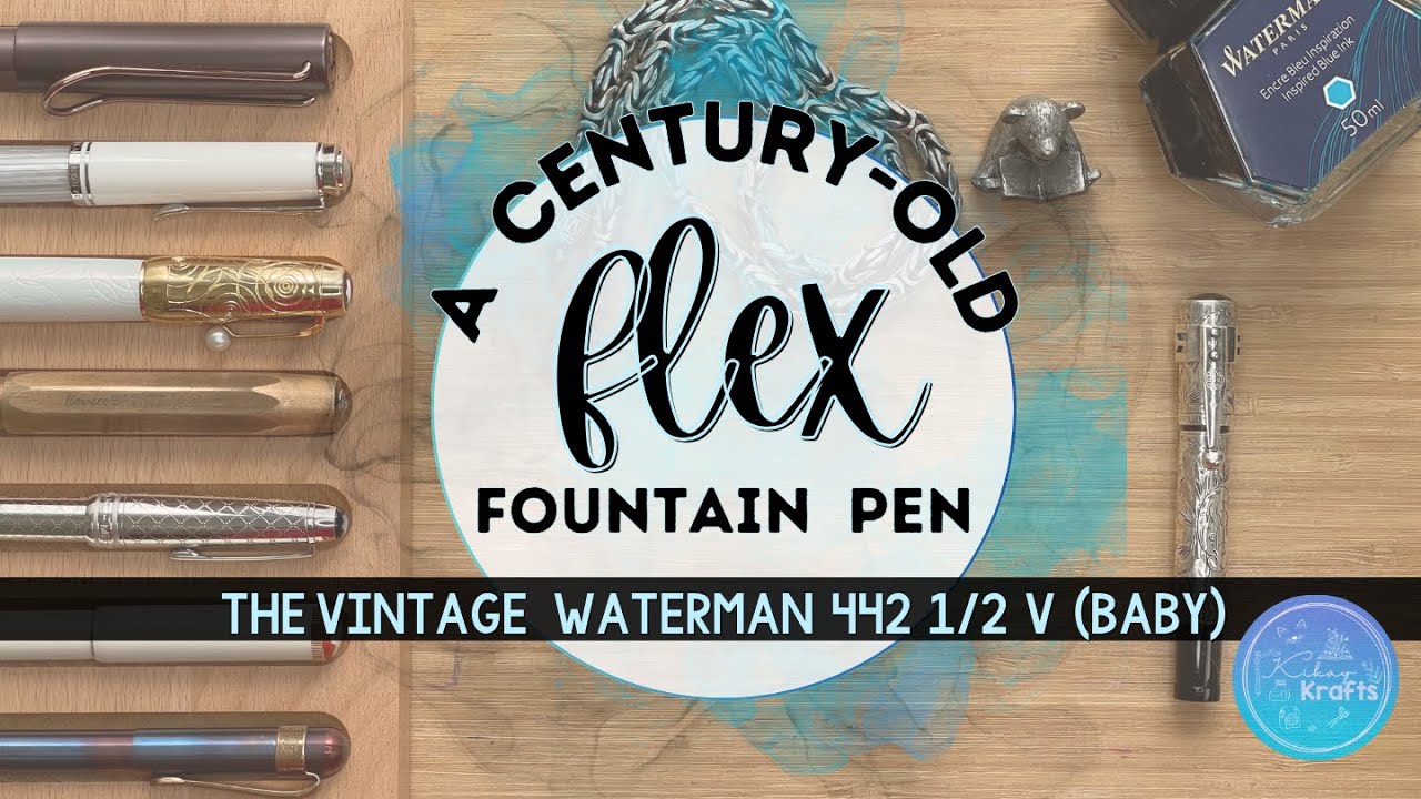 The Waterman 442 1/2V Vintage Fountain Pen: How to Polish and Ink