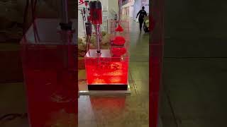 Flux F580 high viscous pump demo.