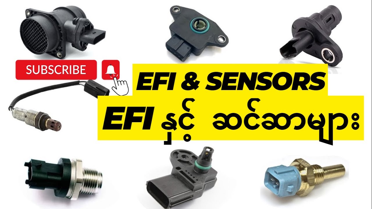 EFI and Sensors (EFI နှင့်  ဆင်ဆာများ)