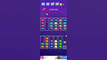 Ball Sort Level 348   Puzzle Color Sort Tatem Games Inc. All levels, #ballsortpuzzle