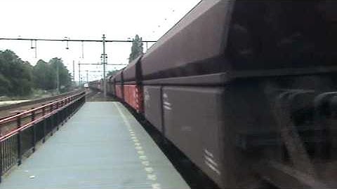 Very seldom , class 66 DB Schenker Rail Netherlands pull empty ore Train at Blerick,the NL