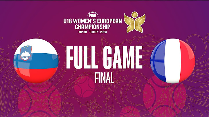 FINAL: Slovenia v France | Full Basketball Game | FIBA U18 Women's European Championship 2023