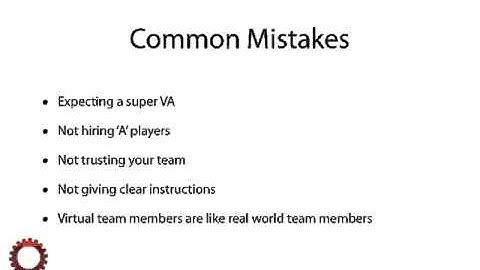 Common Outsourcing Mistakes & How To Avoid Them