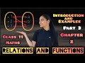 Relations and Functions | Introduction and Examples (Part 3) | Class 11 Maths NCERT | DIYA SHARMA 
