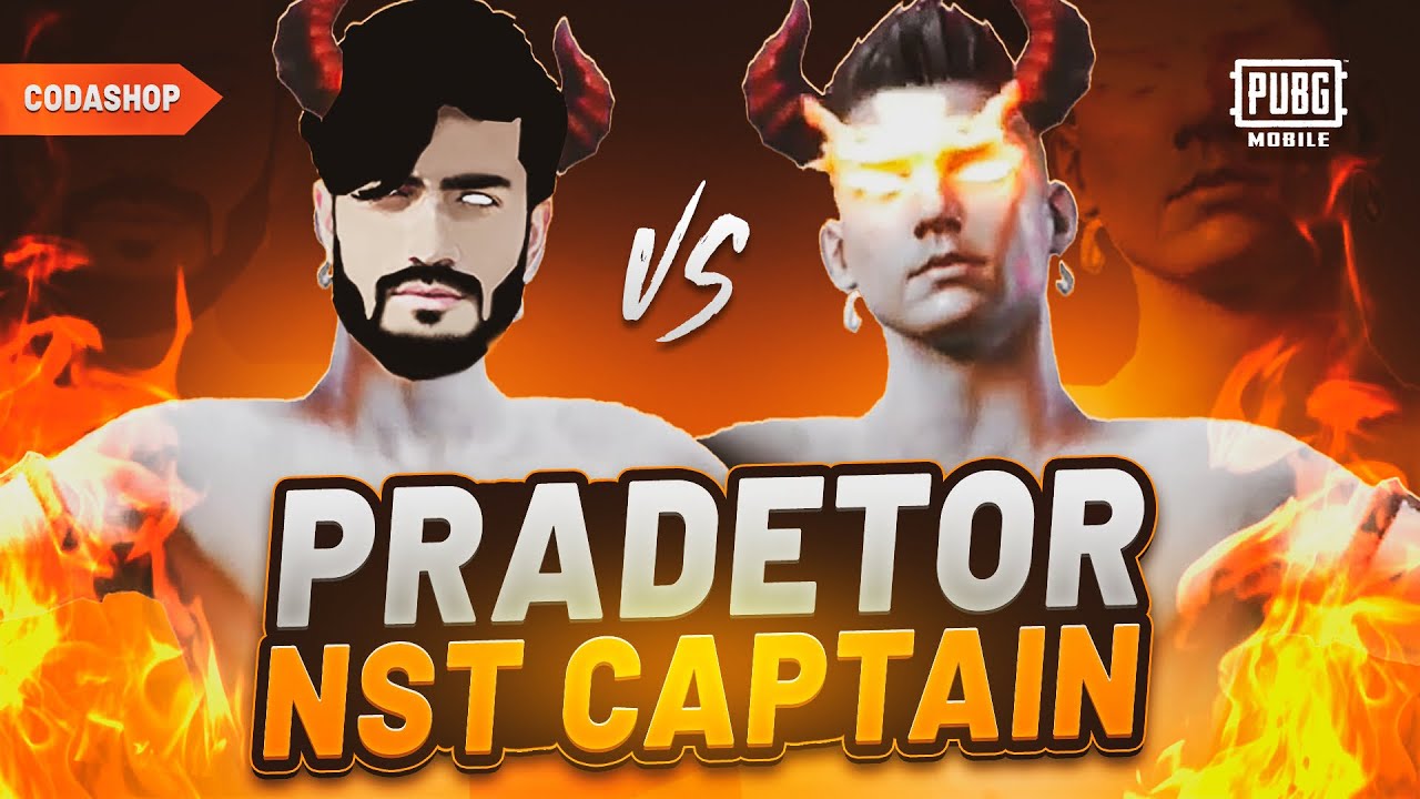 NST Captain vs Predator -  1v1 Friendly TDM With iPad Player - PUBG Mobile