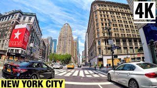 ⁴ᴷ⁶⁰ NYC Reopen-Midtown Manhattan New York City 2020 via 5th Avenue, Flatiron Building, Bryant Park