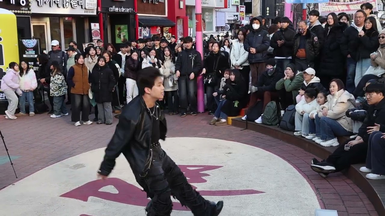 Kpop&JHKTV]Hello Hyunjin&Saehee hongdae kpopdanceSuper#SEVENTEEN#안녕하세 현진&세희 홍대케이팝댄스#손오공