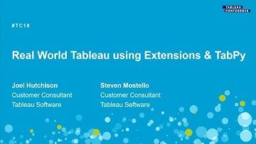 Real-world Tableau using extensions and TabPy (Repeated)