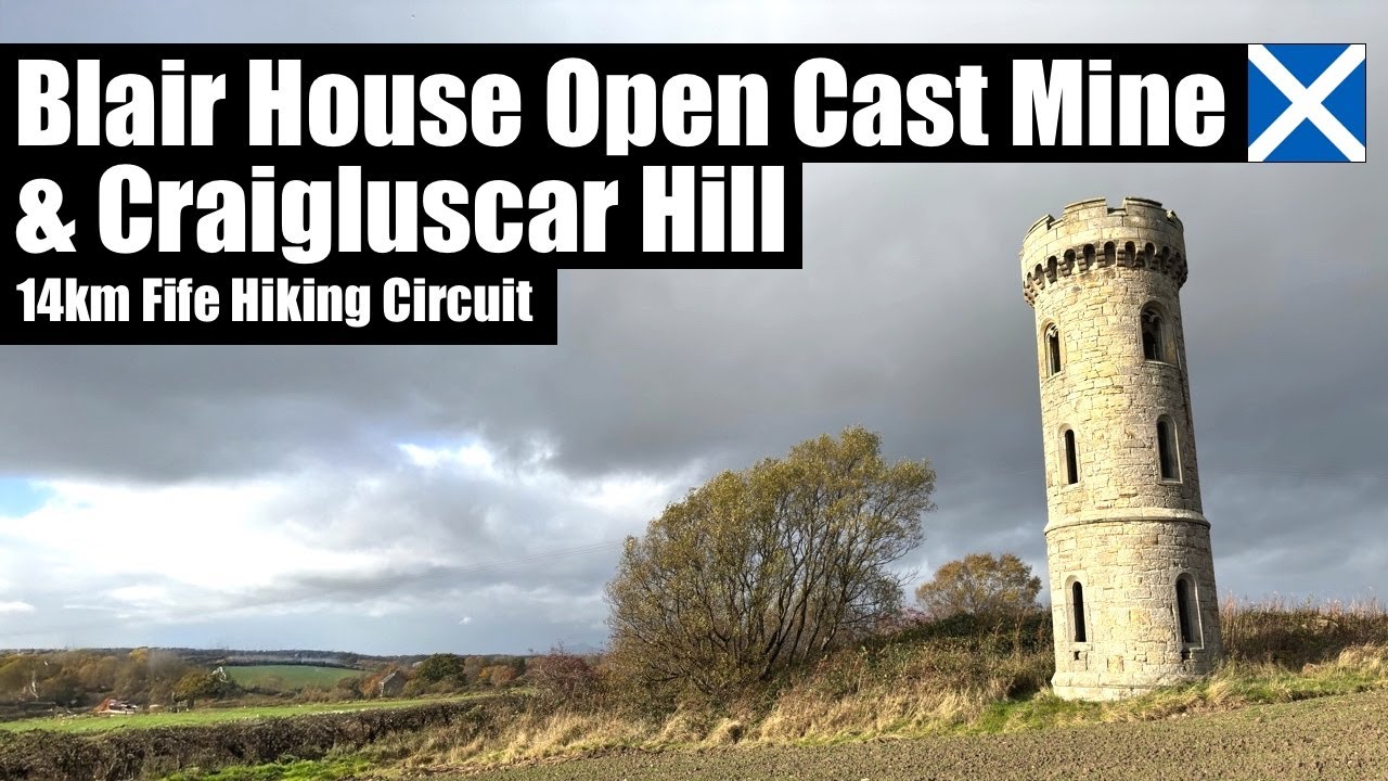 14km FIFE Walk from OAKLEY - BLAIR HOUSE COLLIERY & CRAIGLUSCAR HILL | Scotland 🏴󠁧󠁢󠁳󠁣󠁴󠁿