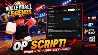 🔥 ULTIMATE Volleyball Legends Script with HITBOX, ESP, AUTO BLOCK & MORE! (2026)
