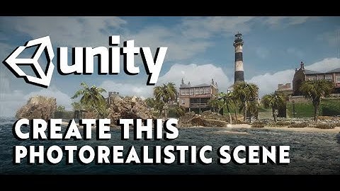 PHOTOGRAMMETRY UNITY3D BEACH / OCEAN SCENE / LEVELDESIGN 4K