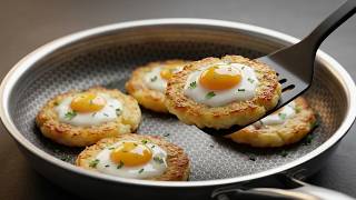 Nur Kartoffeln und Ei! Es ist so lecker, dass ich es fast jeden Tag mache! GOTT, WIE LECKER!