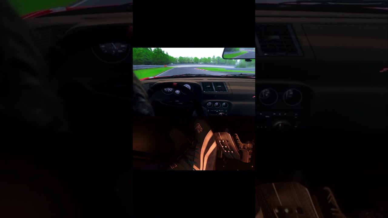 Race Car Driver & His Footowork 