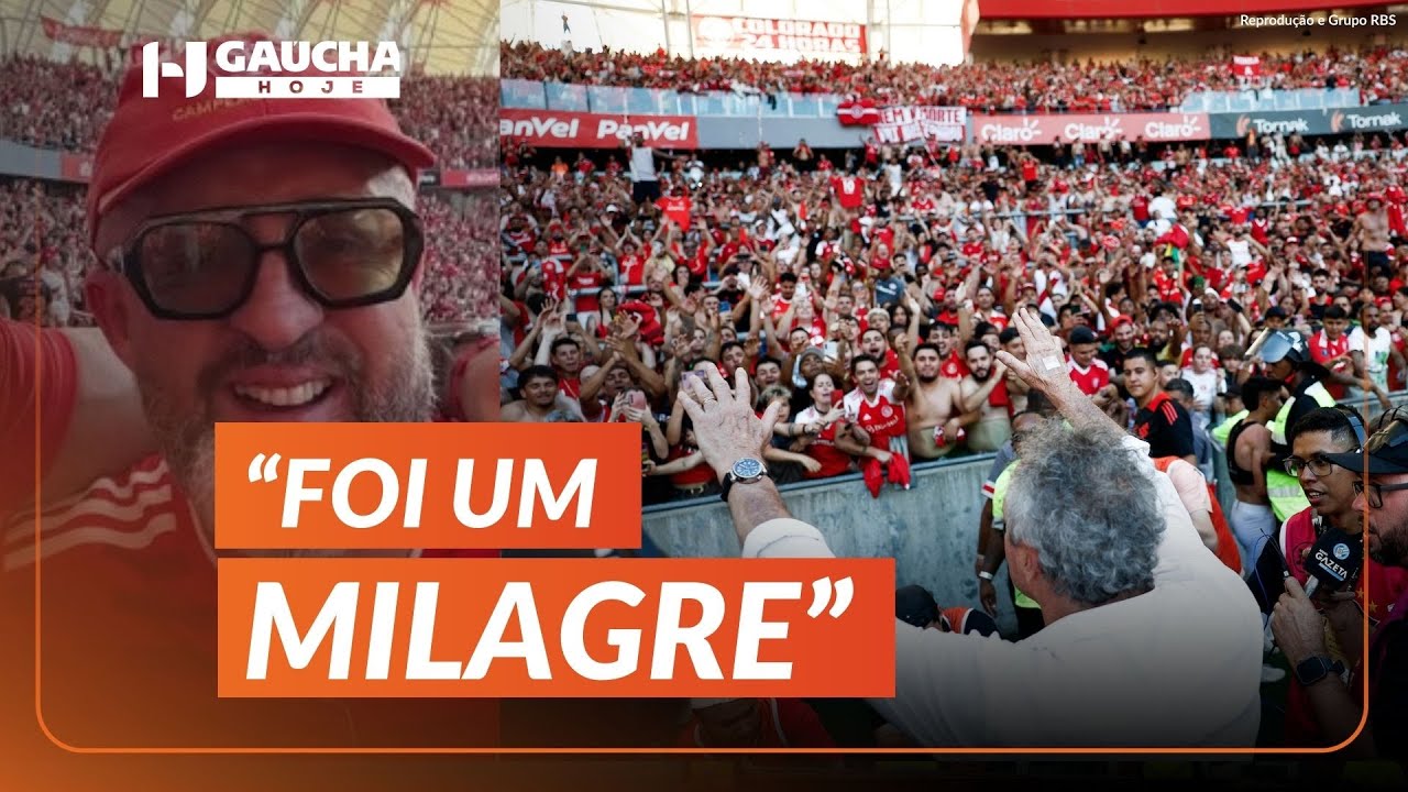 “ABEL TEVE FÉ”: Carpinejar relata emoção colorada após Inter escapar do rebaixamento | Gaúcha Hoje