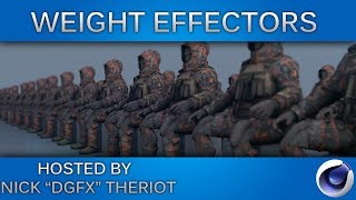 Cinema 4D: Weight Effectors | By DGFX