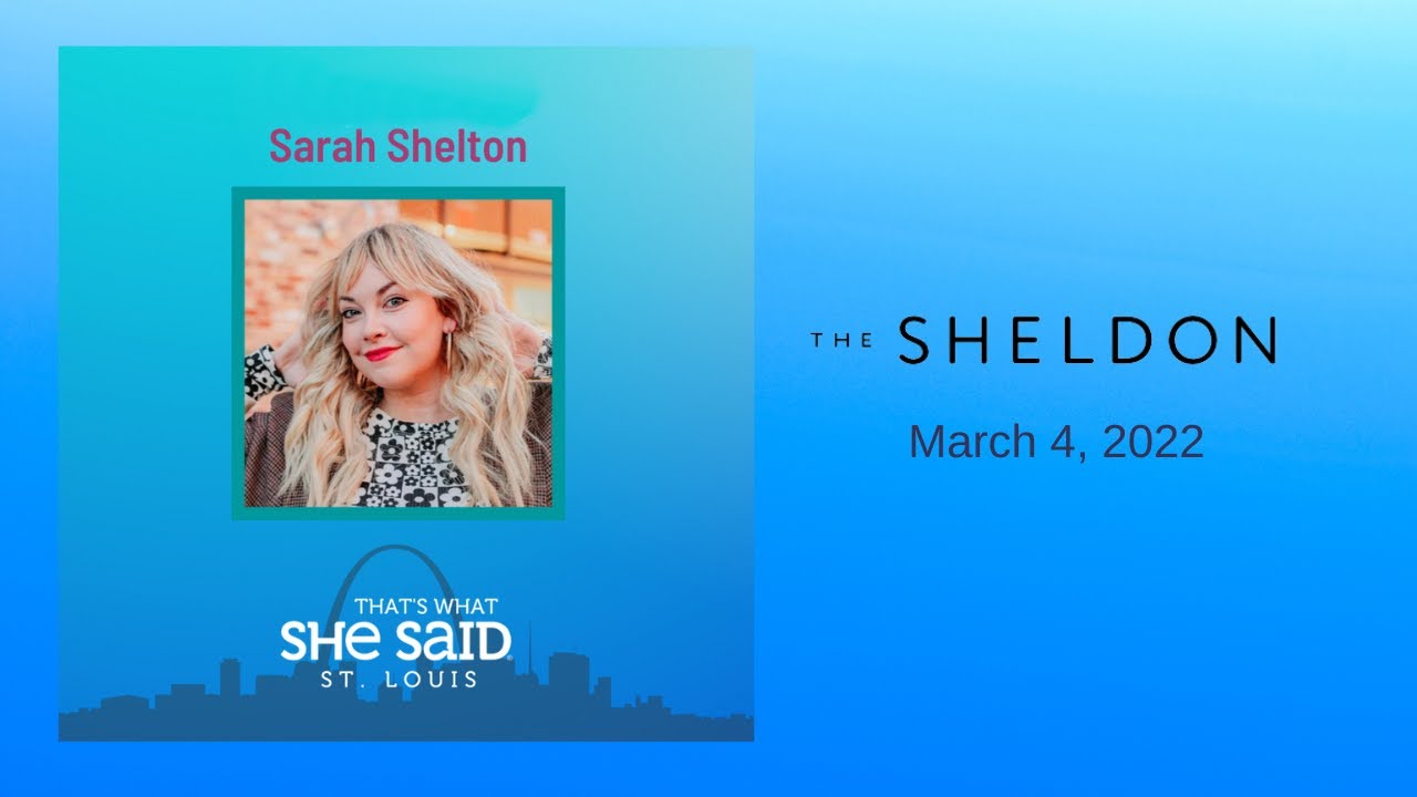Sarah Shelton at That's What She Said St. Louis 2022