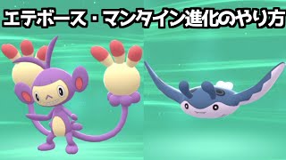 ダイパリメイク エイパムからエテボース タマンタからマンタイン 進化方法 攻略 ブリリアントダイヤモンド シャイニングパール ポケモンbdsp Youtube