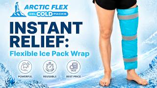 Instant Relief for Leg & Knee Soreness: Vive Arctic Flex Hot & Cold Leg Pack