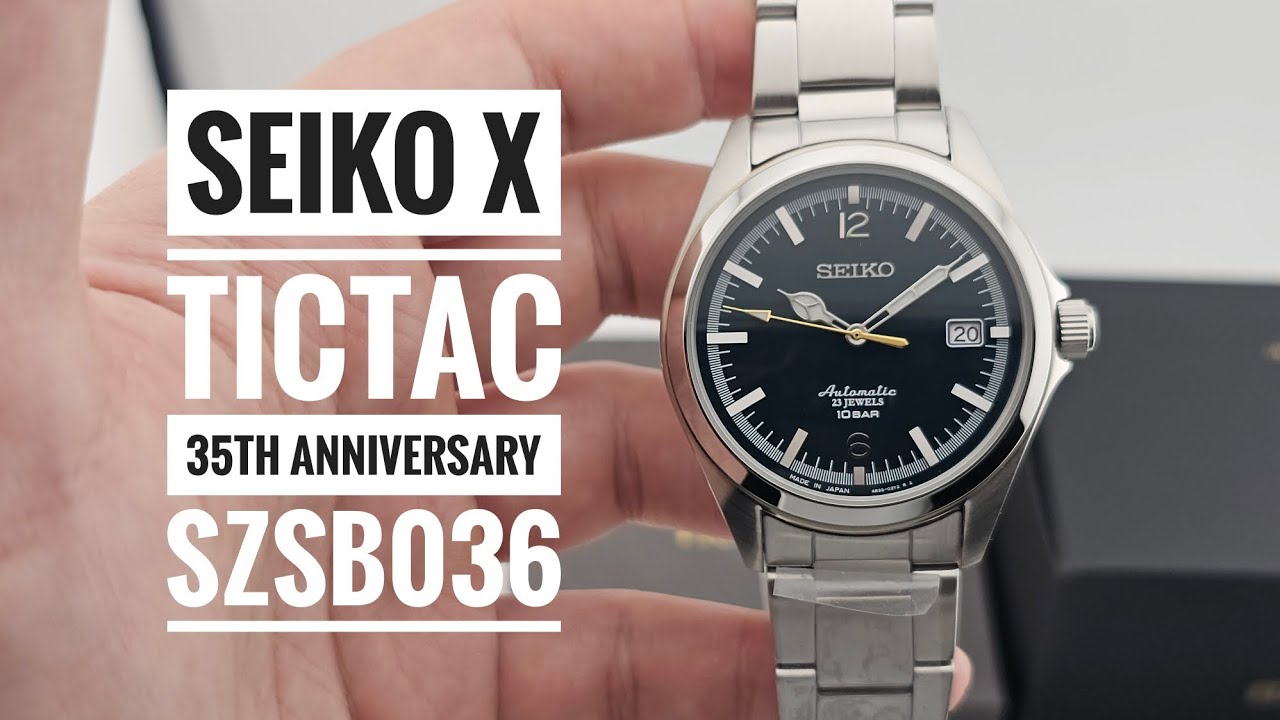 さち Seiko x TicTAC 35th Anniversary SZSB036 - YouTube