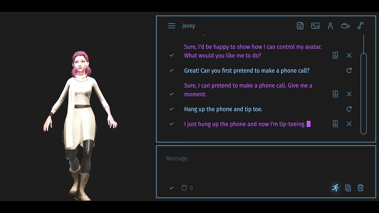 Talking Head (3D) | AI-Controlled Moves