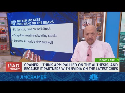 Arm rallied on the AI thesis and its Nvidia partnership, says Jim Cramer