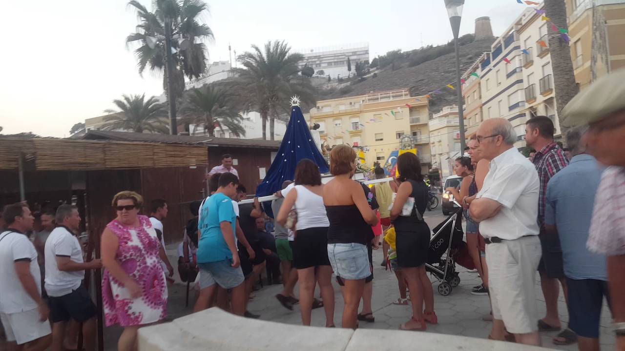Fiestas de La Rábita Granada La romeria de la virgen del mar 2016 desembarque de la virgen