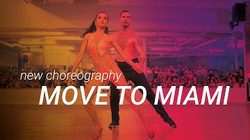 Brazilian Zouk Brand new routine "Move to Miami" by Paulo and Luiza