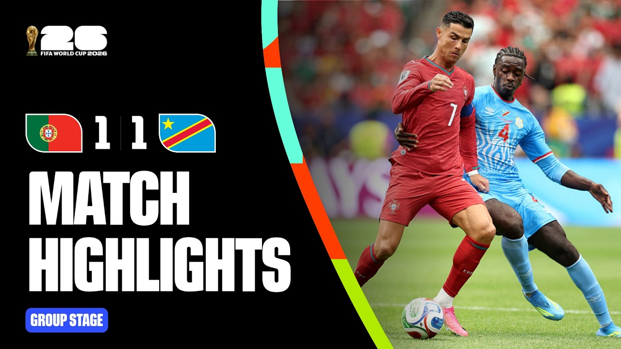 Highlights | Portugal 1-1 Congo DR | FIFA World Cup 2026™