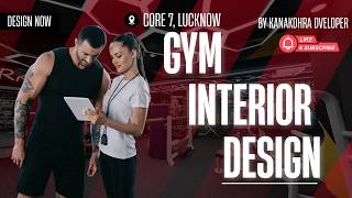 Modern Gym Interior Design 2026 | Luxury Fitness Center Design Ideas | Commercial Gym Tour #lucknow