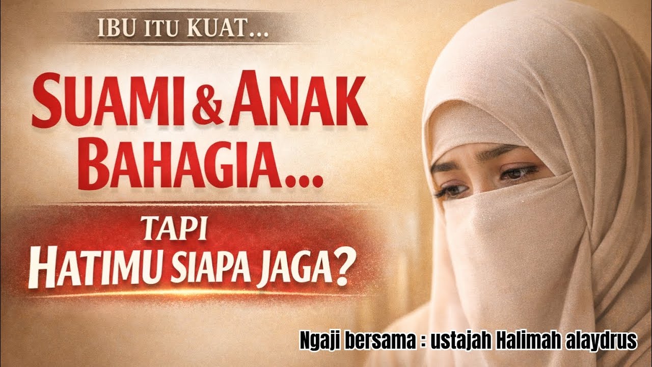 Tausiyah USTAJAH HALIMAH ALAYDRUS- SUAMI  & ANAK BAHAGIA,HATI IBU SIAPA YANG JAGA ?