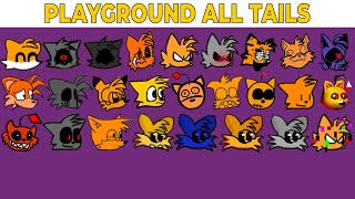 FNF Character Test | Gameplay VS My Playground | ALL Tails Test