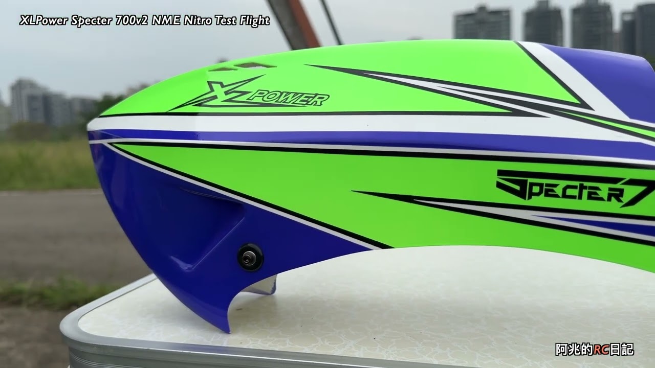 XLPower Specter 700v2 NME Nitro Test Flight